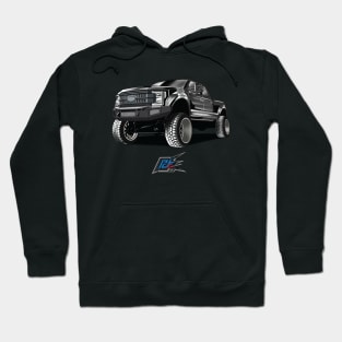 ford f250 hd truck black Hoodie